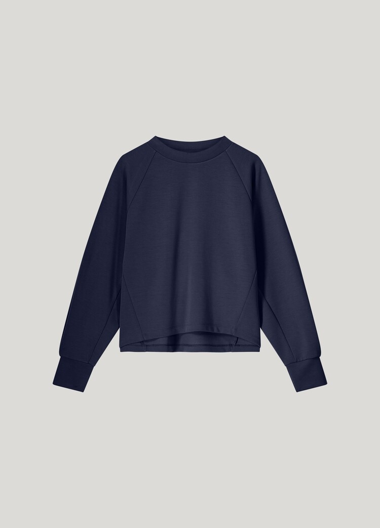 Summum Woman Longsleeve top soft scuba navy noir Summum Woman