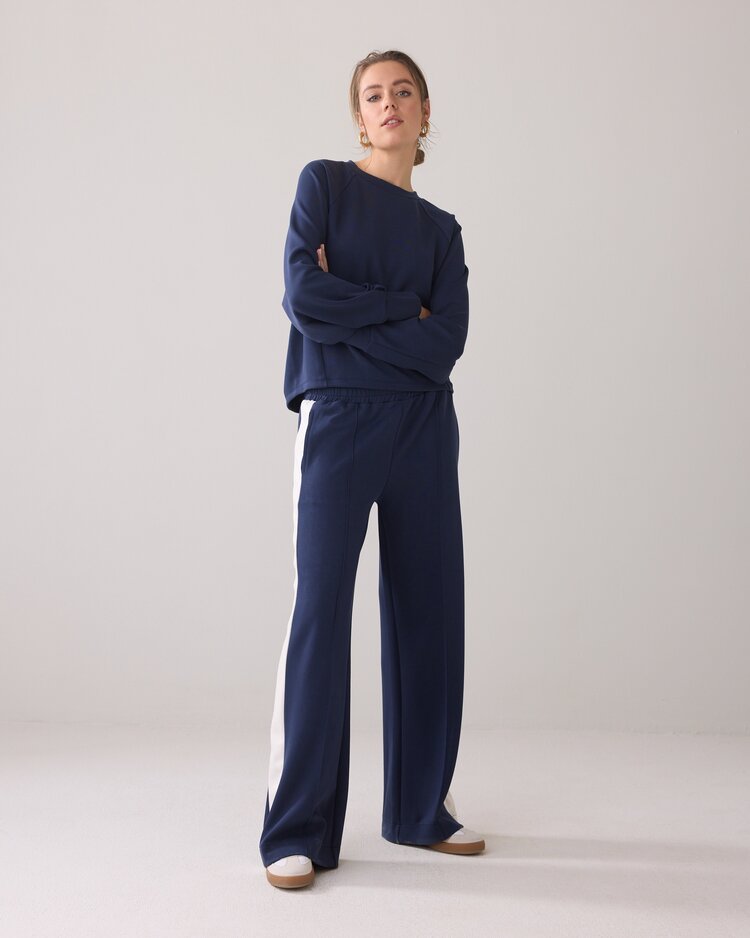 Summum Woman Longsleeve top soft scuba navy noir Summum Woman