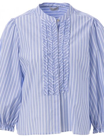JcSophie Gabi blouse light blue stripes