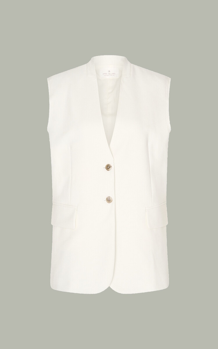 Aímée the label Bodi2 waistcoat white Aimee the label