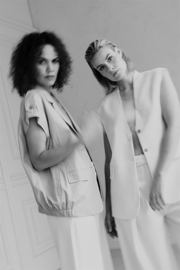 Aímée the label Melle2 gilet sand Aimee the label