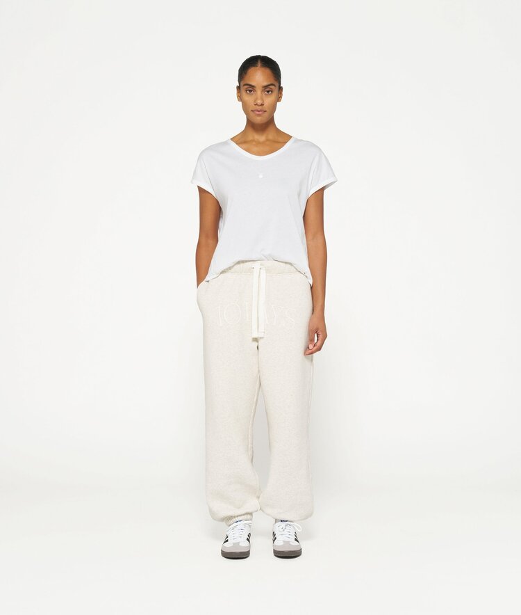 The v-neck tee white 10Days