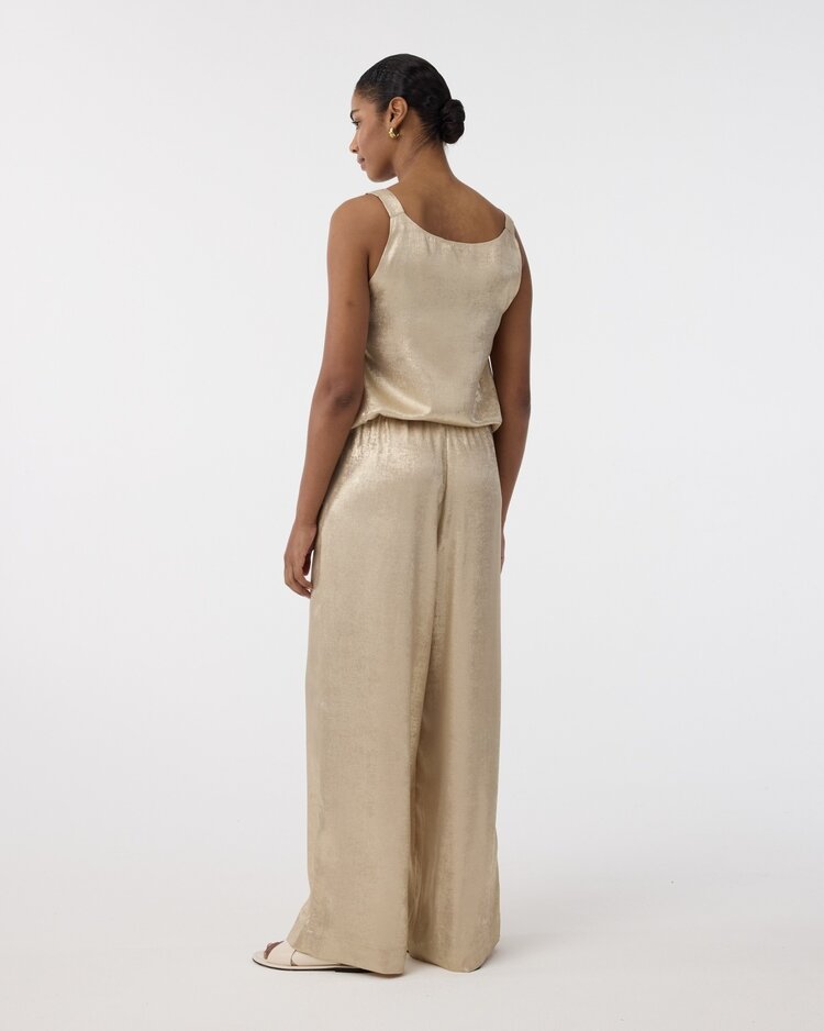 Knit-ted Bella top gold Knit-ted