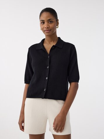 Knit-ted Yoshi cardigan black