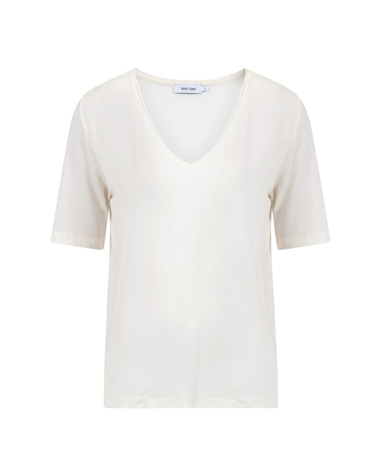 Knit-ted Brooklyn top off white Knit-ted