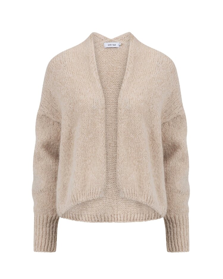 Knit-ted Becky cardigan creme Knit-ted