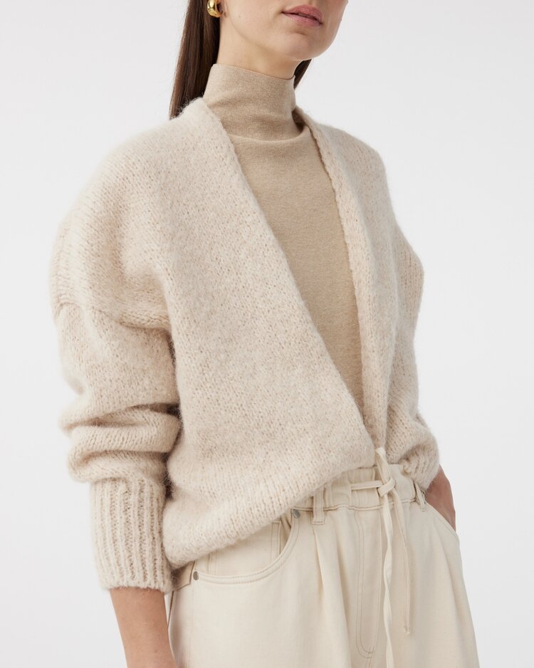 Knit-ted Becky cardigan creme Knit-ted