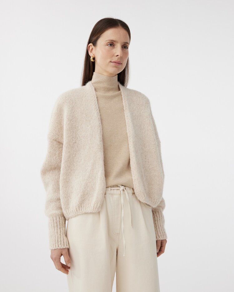 Knit-ted Becky cardigan creme Knit-ted