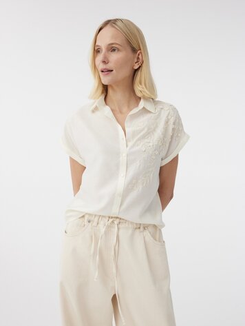 Knit-ted Billy blouse off white