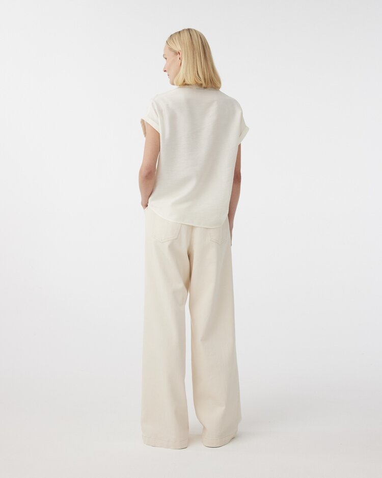 Knit-ted Billy blouse off white Knit-ted