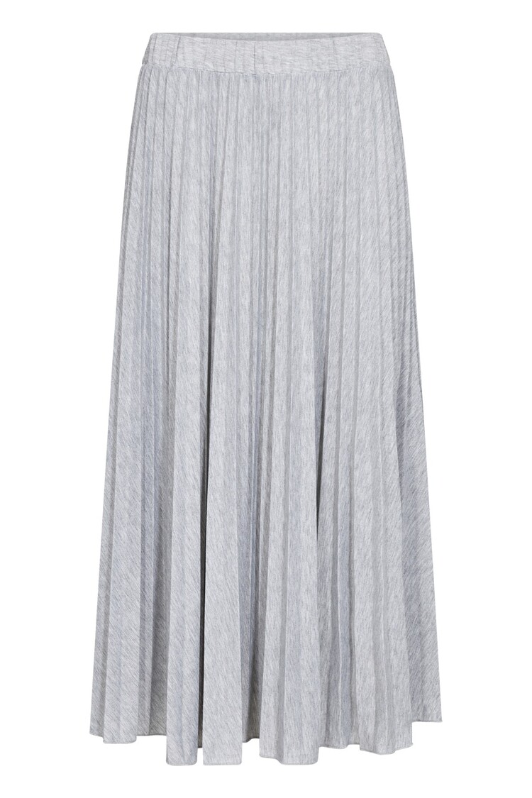 Cream CRFolo plissé skirt light grey melange Cream