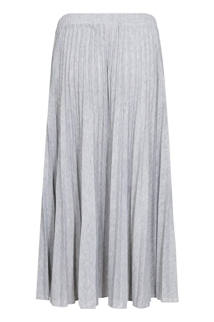 Cream CRFolo plissé skirt light grey melange Cream