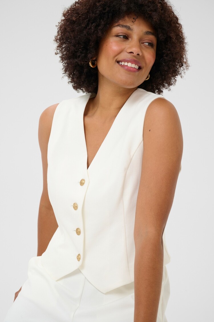 Cream CRAnett waistcoat marshmallow Cream