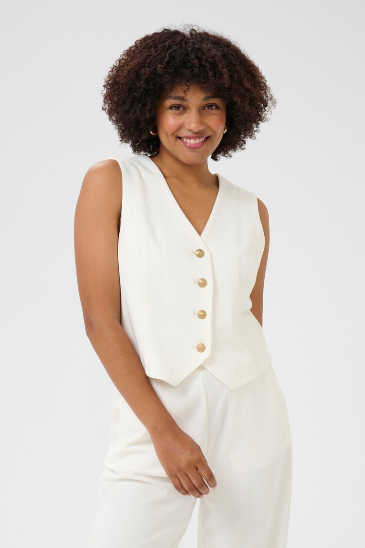 Cream CRAnett waistcoat marshmallow Cream