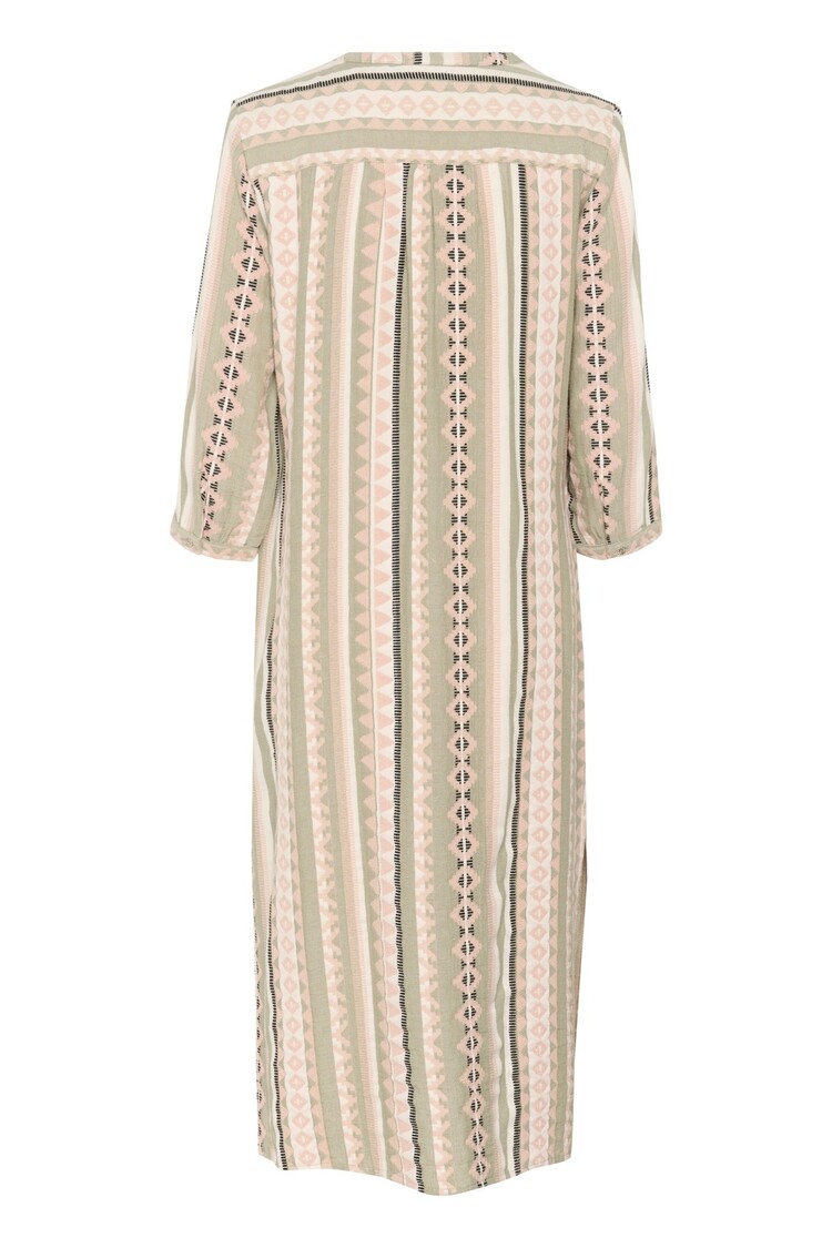 Cream CRSola dress tea jacquard Cream