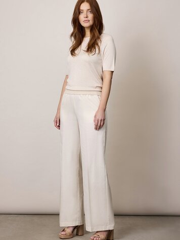 Corel Amsterdam Nola pants uni blend egret