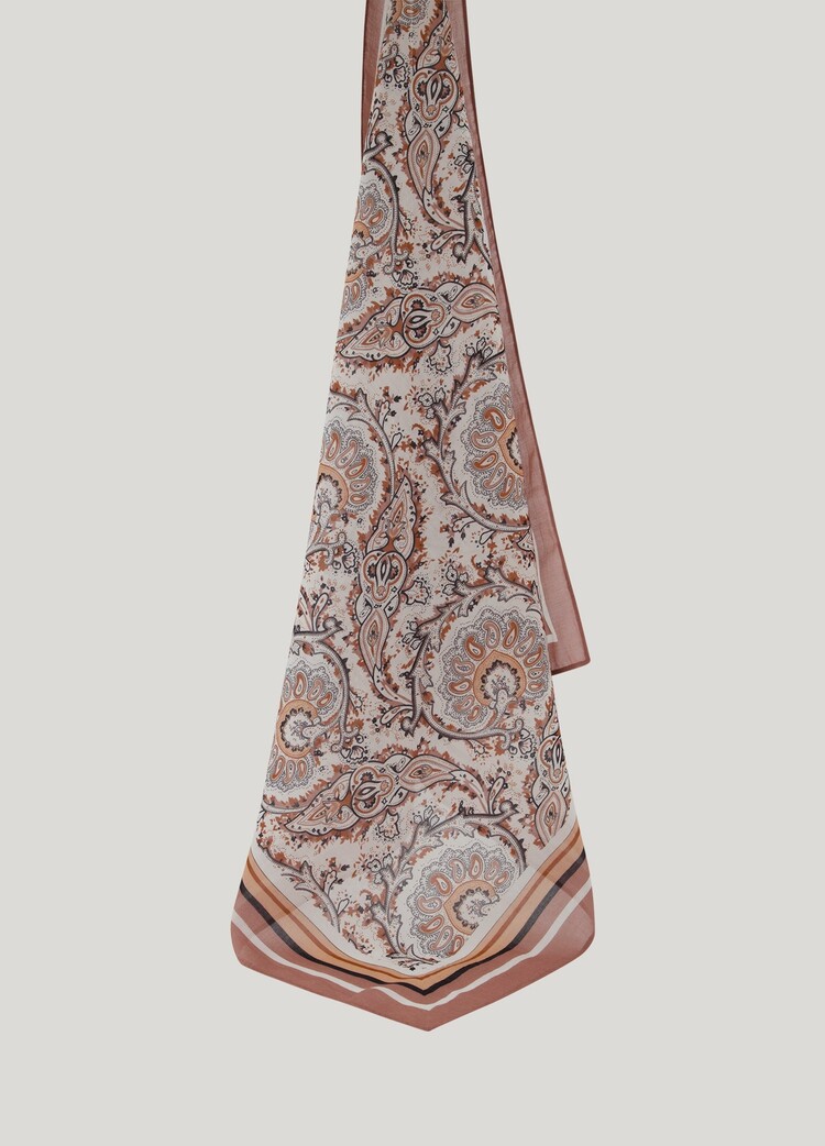 Sushi voile printscarf sephia blush Summum Woman