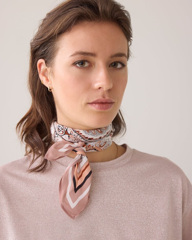 Summum Woman Sushi voile printscarf sephia blush Summum Woman