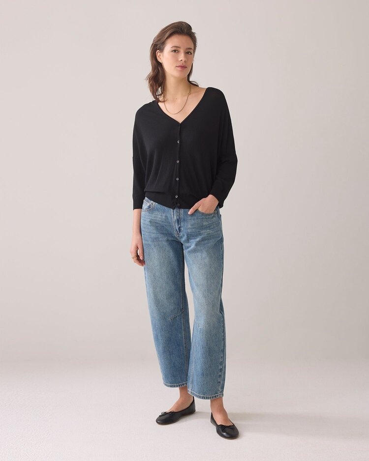 Summum Woman Cardigan viscose blend knit black Summum Woman