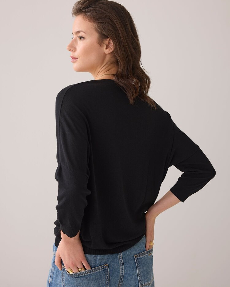 Summum Woman Cardigan viscose blend knit black Summum Woman