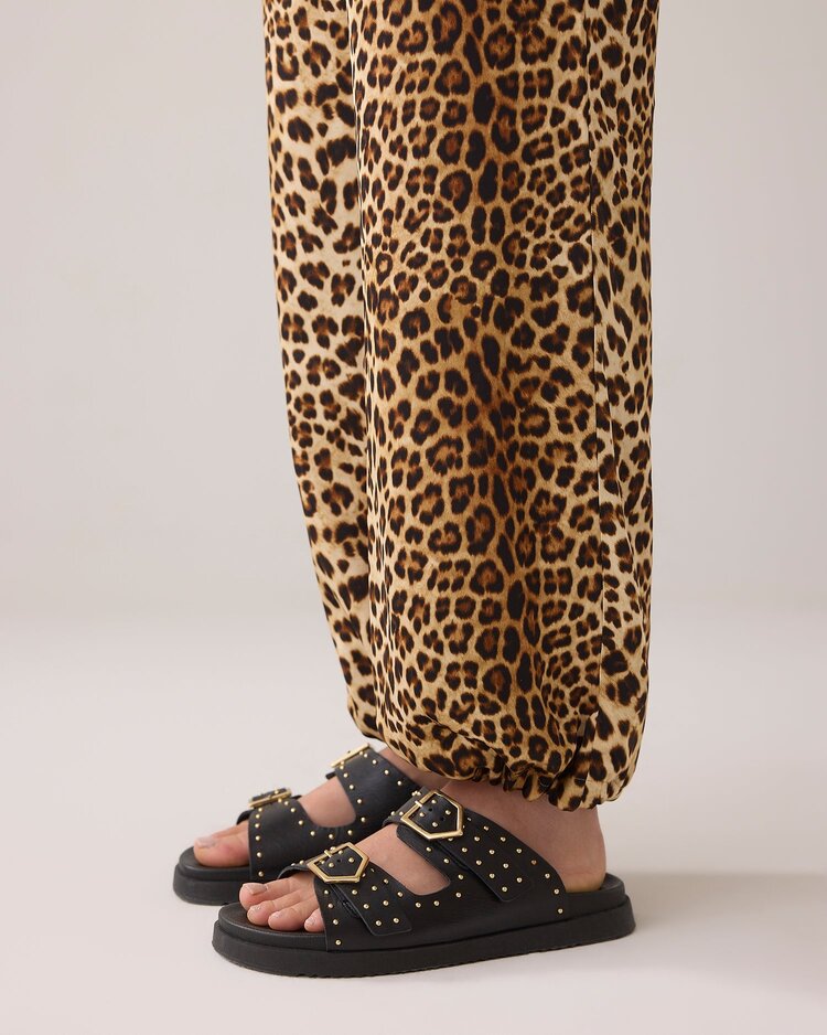 Summum Woman Trousers animal print multicolour Summum Woman