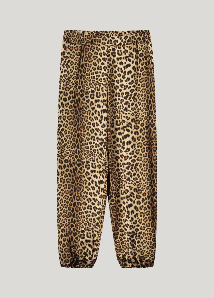 Summum Woman Trousers animal print multicolour Summum Woman