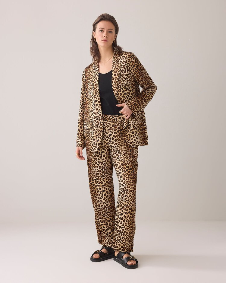 Summum Woman Trousers animal print multicolour Summum Woman