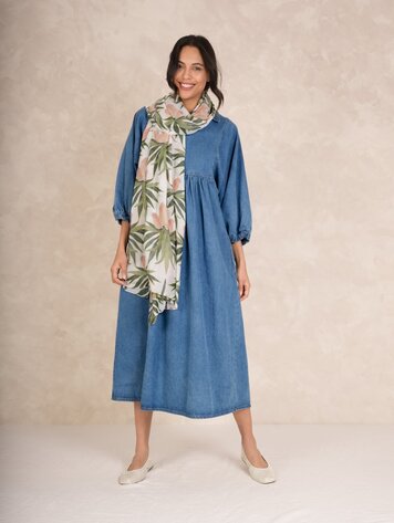 Scarf Deco Bud Ivory