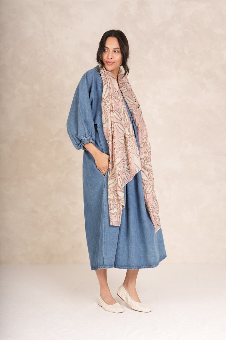 One Hundred Stars Scarf Sphinx Pink One Hundred Stars