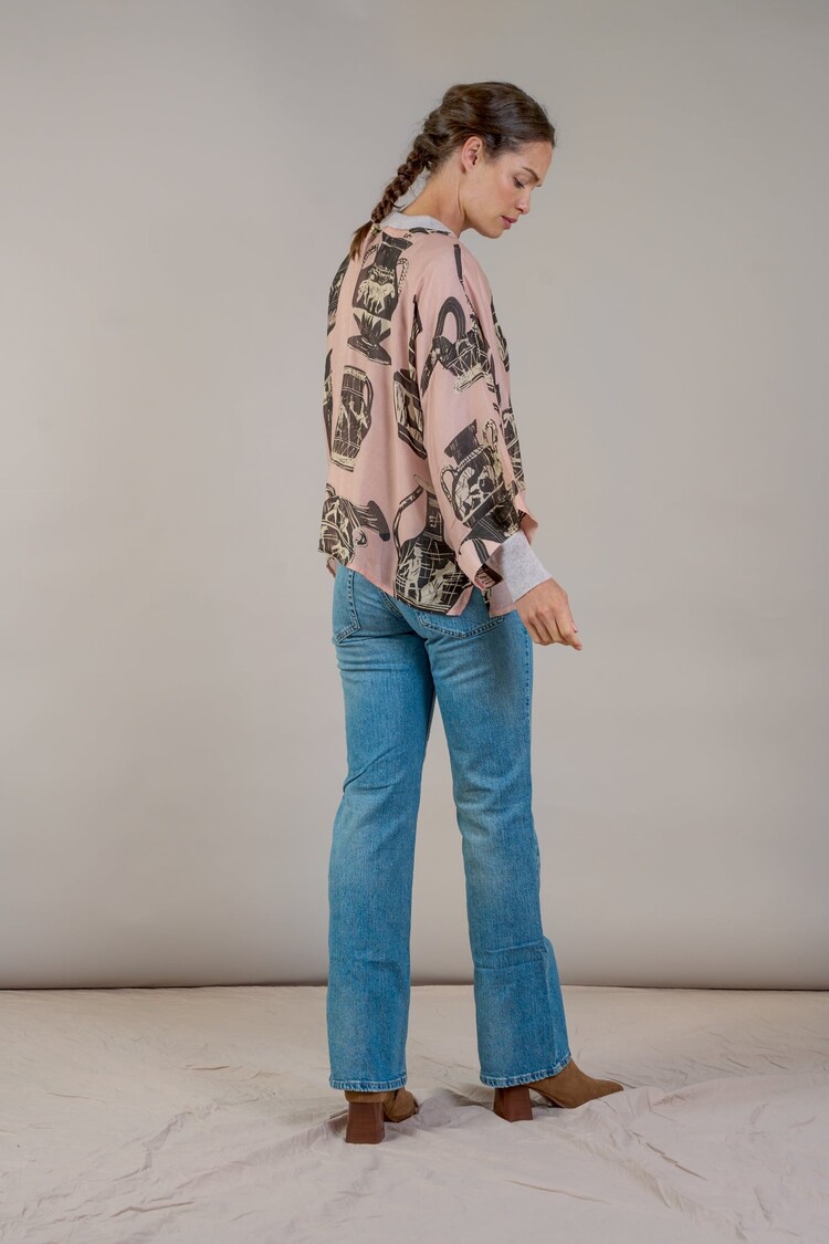 Kimono Pots Plaster Pink One Hundred Stars