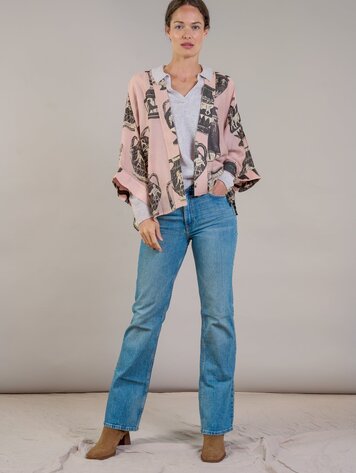 One Hundred Stars Kimono Pots Plaster Pink