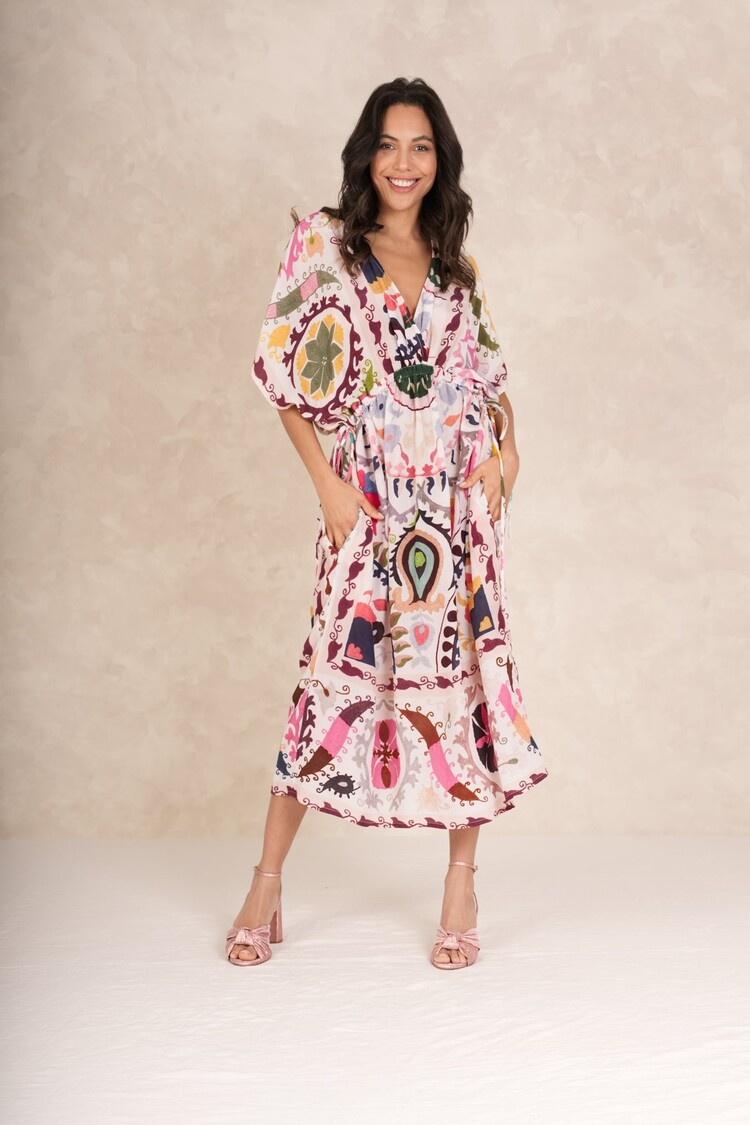 One Hundred Stars String Dress Susani Pink One Hundred Stars