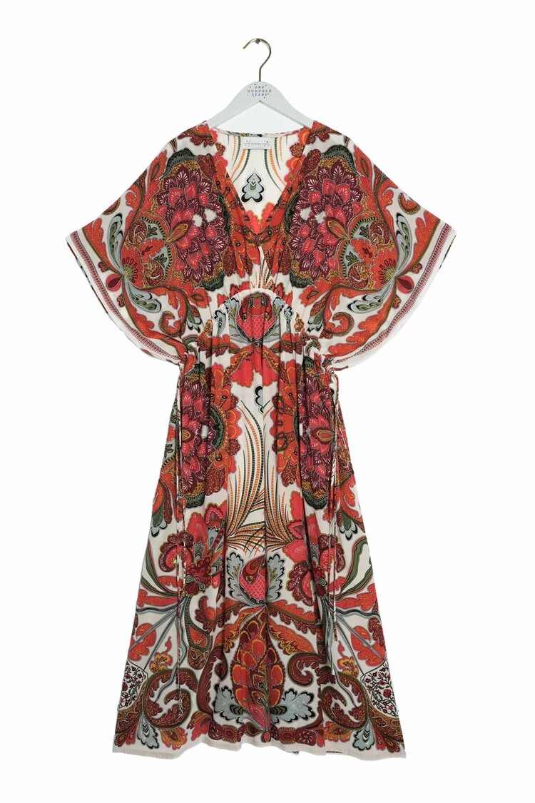 One Hundred Stars String Dress Fiesta Orange One Hundred Stars