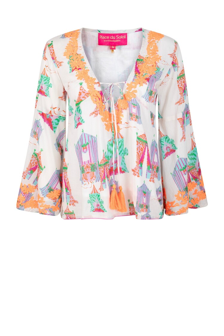 Place du Soleil Wide Sleeves Top Tents Place du Soleil