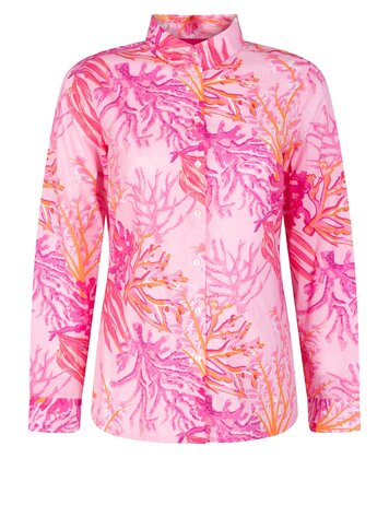 Place du Soleil Coral Blouse Rosa Orange
