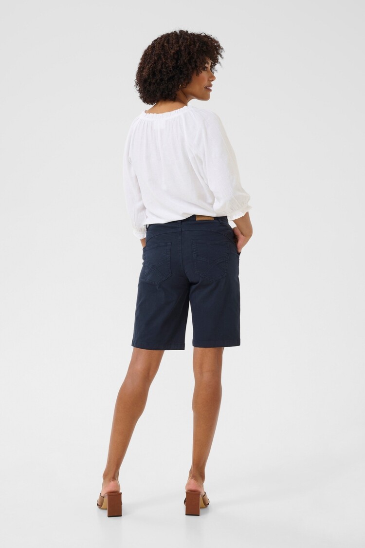 Cream CRBerta twill shorts navy blazer Cream