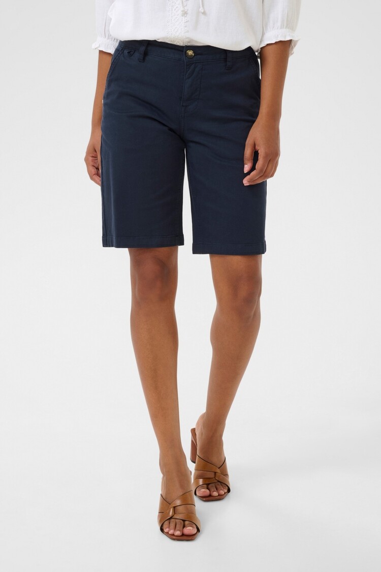 Cream CRBerta twill shorts navy blazer Cream