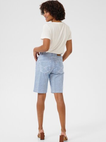 Cream Berta twill shorts blue milkboy