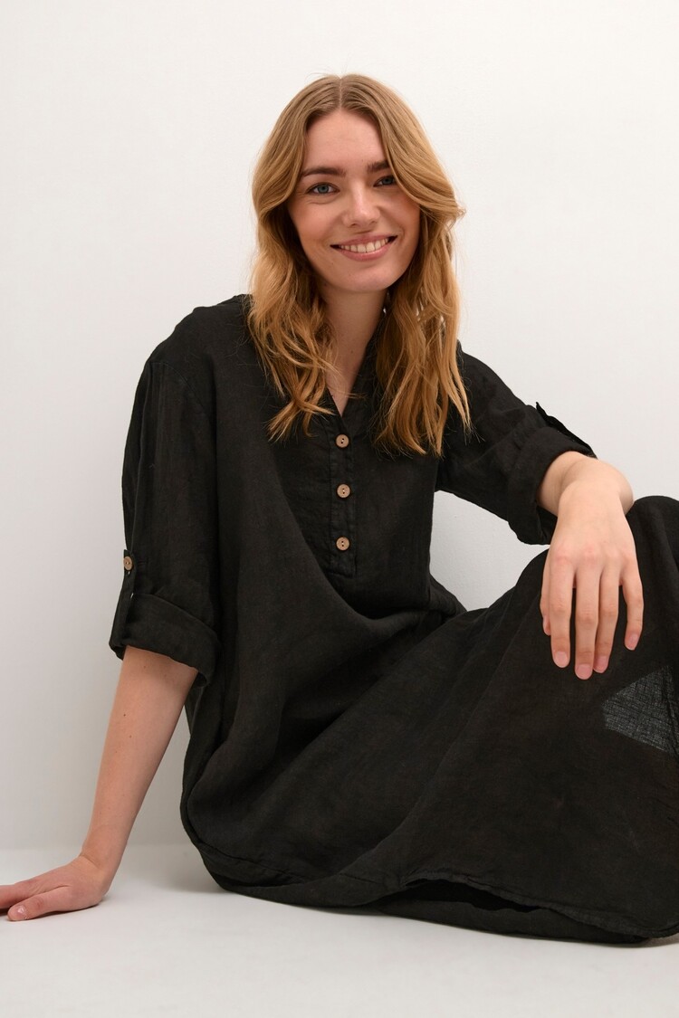 Cream CRBellis caftan dress pitch black Cream