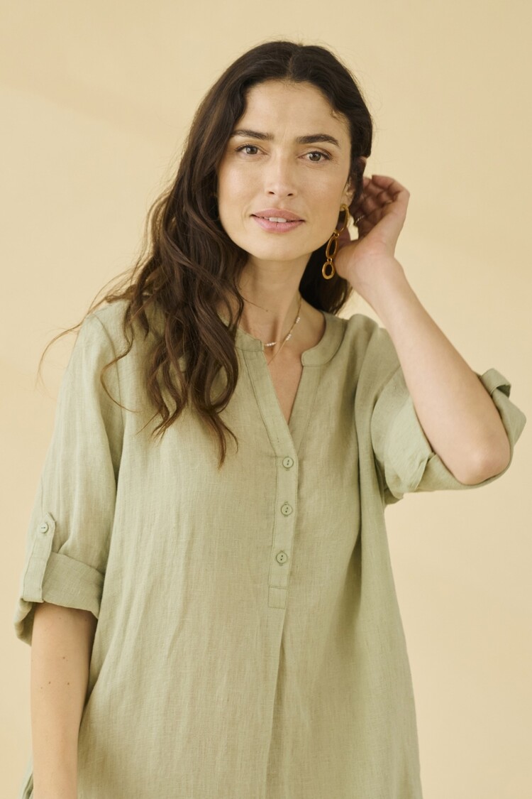 Cream CRBellis caftan dress tea Cream