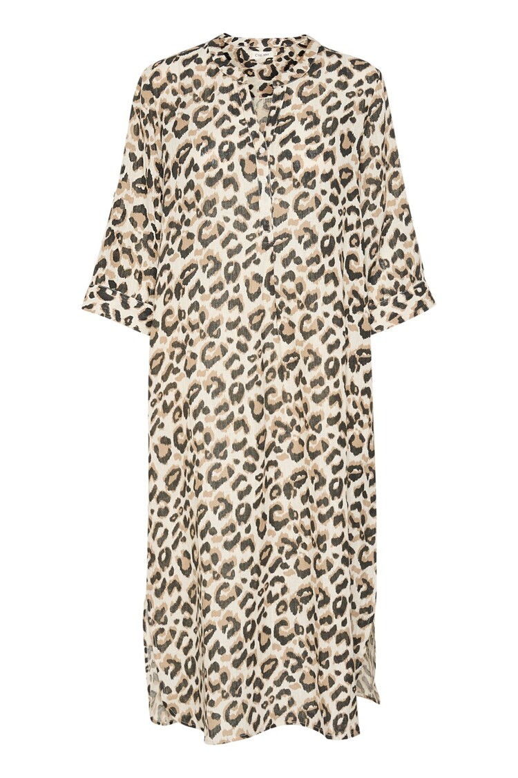 Cream CRBellis caftan dress nature leopard Cream