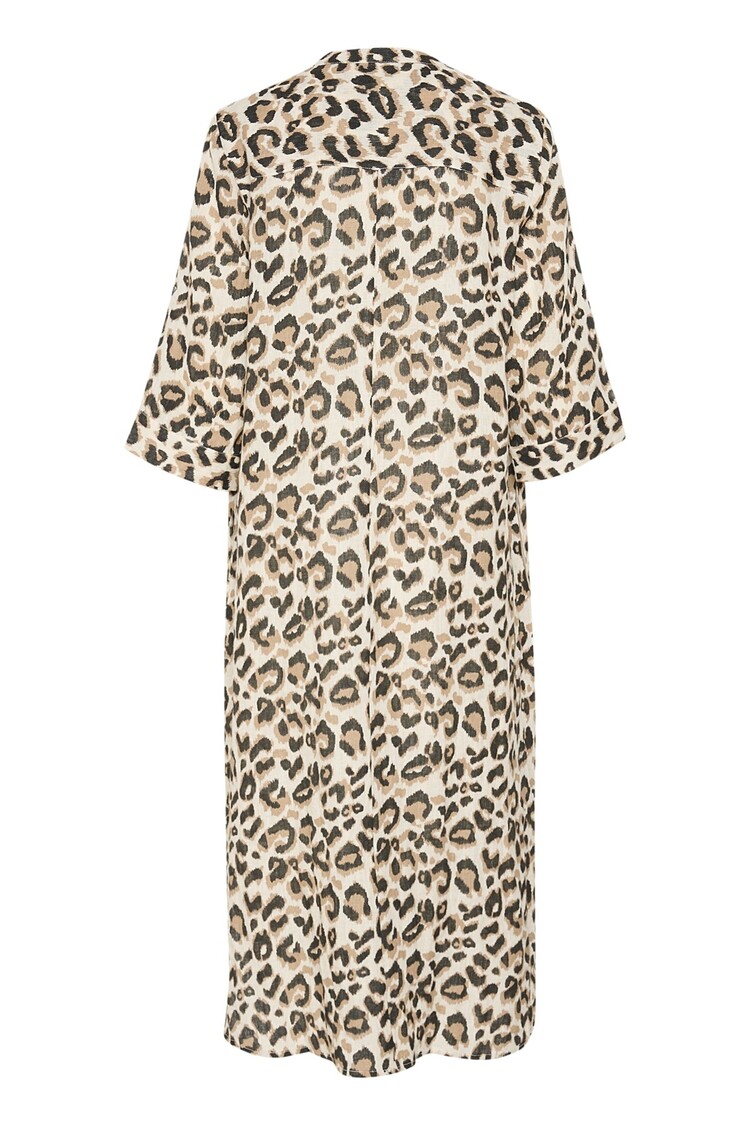 Cream CRBellis caftan dress nature leopard Cream