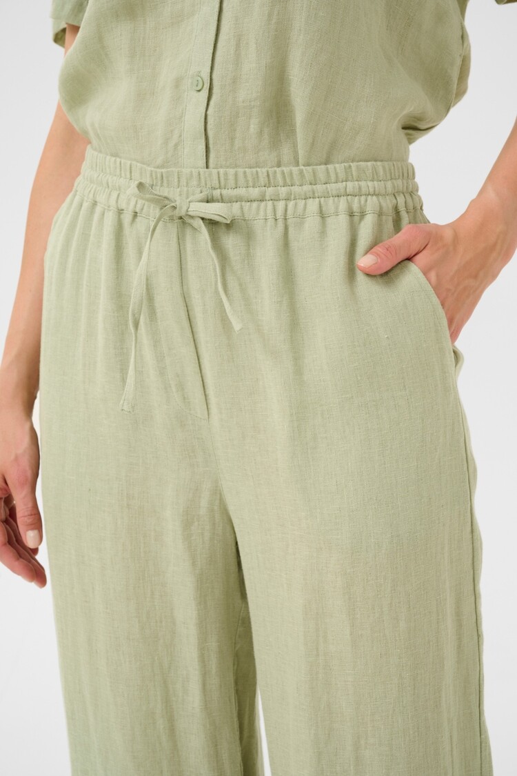 Cream CRBellis linen pant tea Cream