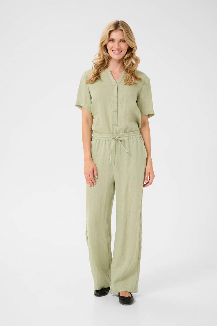 Cream CRBellis linen pant tea Cream