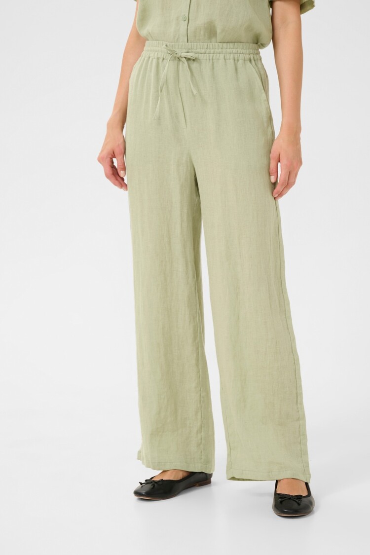 Cream CRBellis linen pant tea Cream