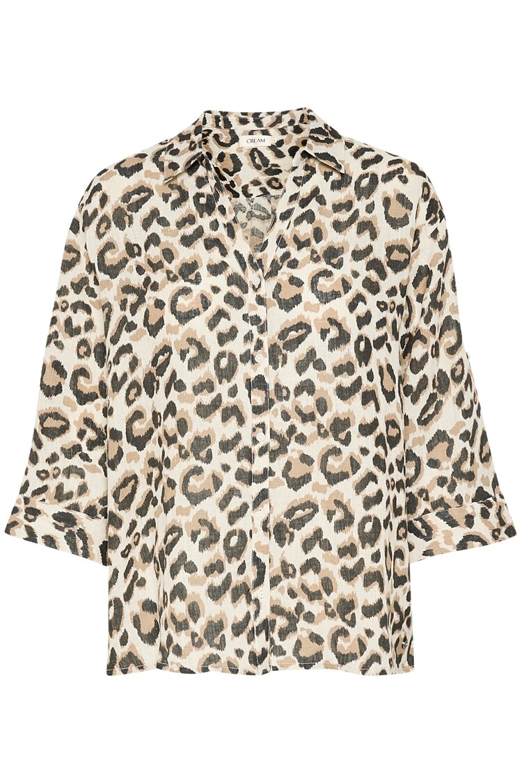 Cream CRBellis shirt nature leopard Cream