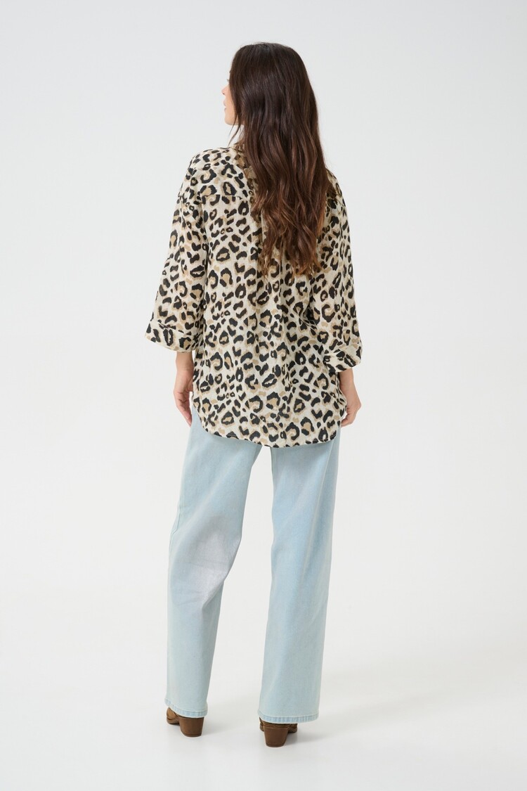 Cream CRBellis shirt nature leopard Cream