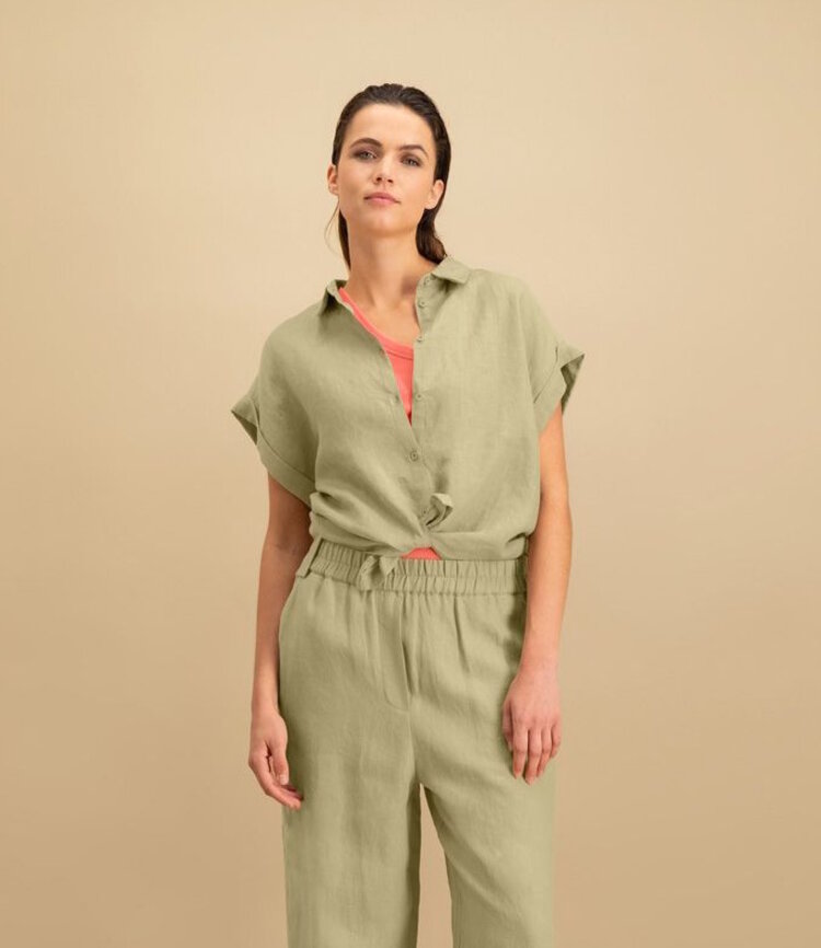 Circle Of Trust Cheryl blouse olive gray Circle of Trust
