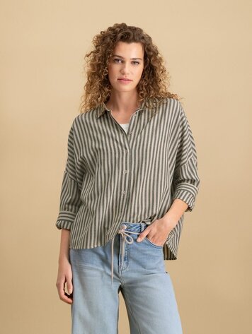 Rory blouse nero stripe