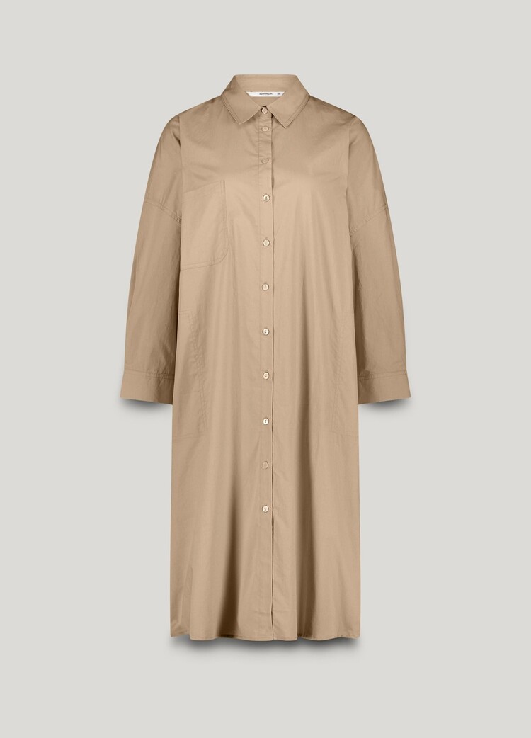 Summum Woman Blouse dress crispy poplin sesame Summum Woman